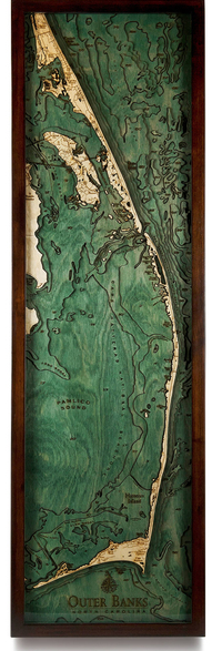 wood 3D map of OBX