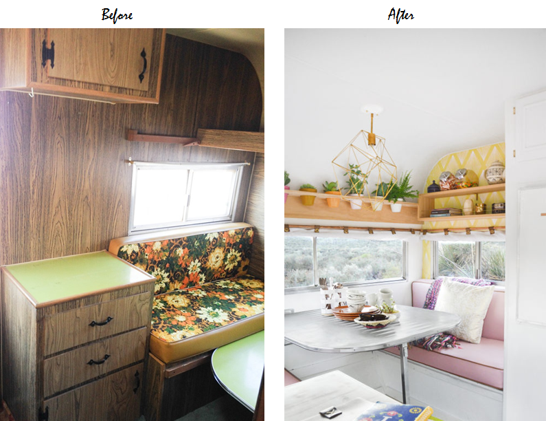 travel trailer interior reno