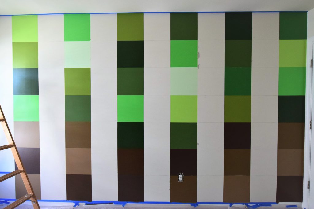 minecraft wall DIY