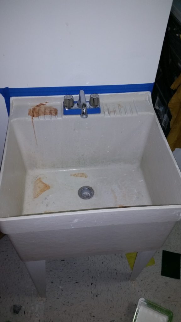utility sink painting