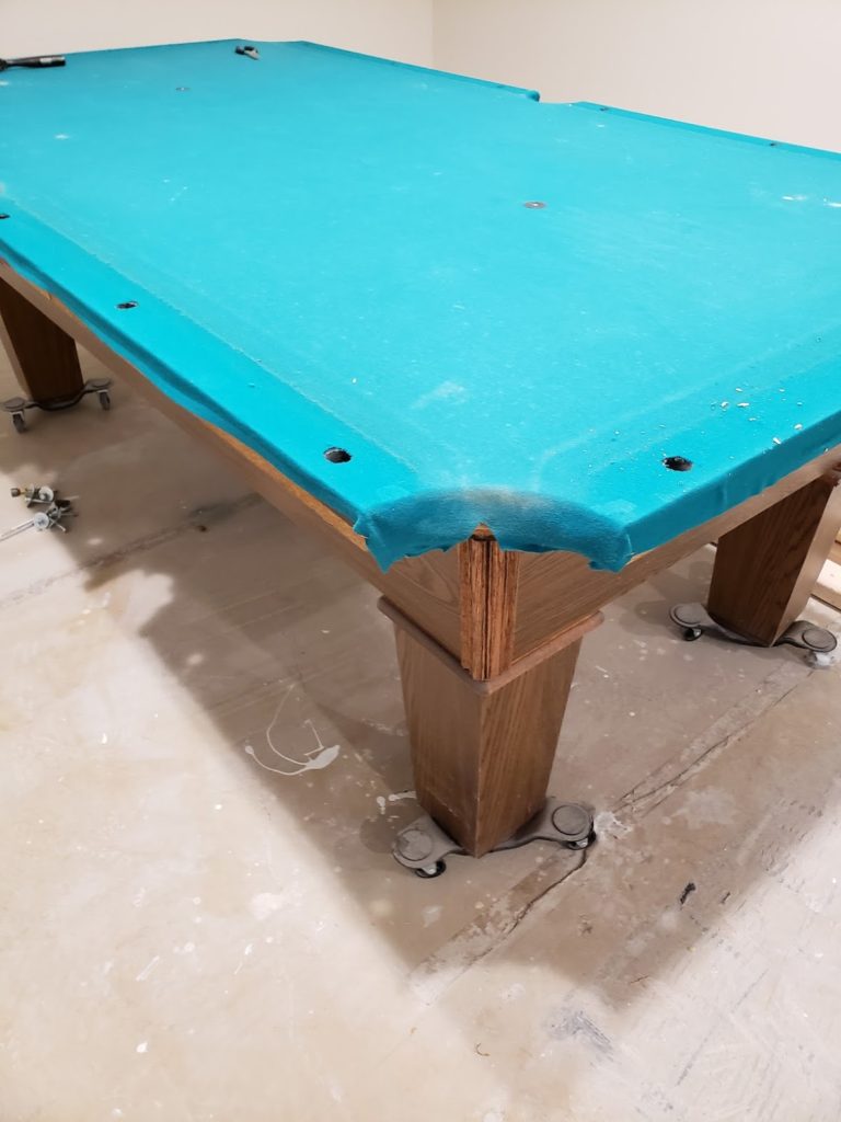 A pool table without pockets : r/mildlyinteresting